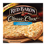 Red Baron Classic Crust 4 cheese pizza, mozzarella, cheddar, provolone & parmesan 21.06 ounce