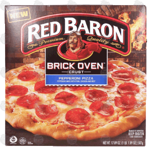 Red Baron Brick Oven Crust pepperoni pizza 17.89 ounce