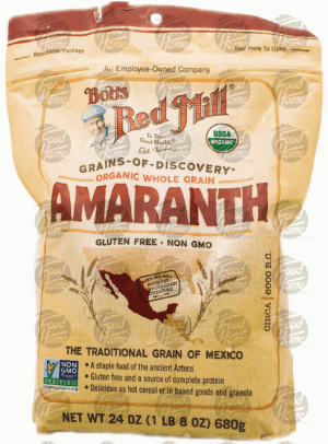 Bob's Red Mill amaranth organic whole grain, resealable bag 24 ounce