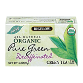 Bigelow Organic pure green decaffeinated green tea, 20-bags 0.86 ounce