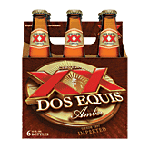 Dos Equis Mexican Beer Amber 12 Oz 6 pack