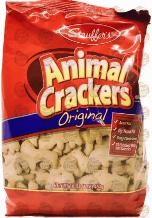 Stauffer's original animal crackers, bag 16 ounce