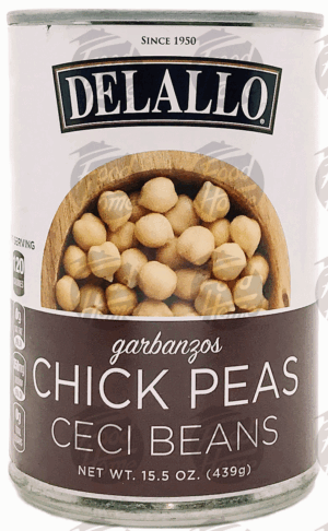 Delallo chick peas 15.5 ounce