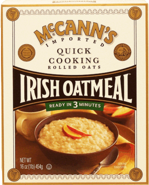 Mccann's Irish Oatmeal quick cooking rolled oats 16 ounce