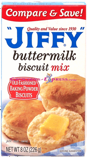 Jiffy buttermilk biscuit mix, old fashioned baking powder biscuits 8 ounce