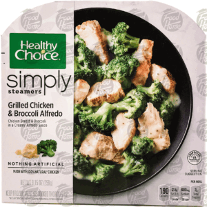 Healthy Choice Simply Steamers grilled chicken & broccoli alfredo, frozen bowl 9.15 ounce