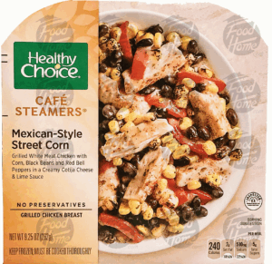 Healthy Choice Cafe Steamers mexican-style street corn, frozen entree 9.25 ounce