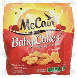 McCain Baby Cakes mini potato hash browns 20 ounce