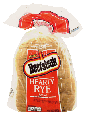 Beefsteak hearty rye sliced bread, seeded 18 ounce