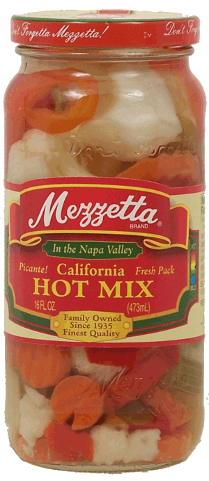 Mezzetta california hot mix 16 fluid ounce