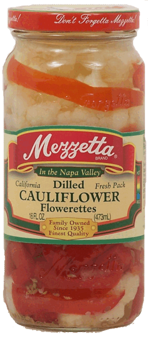 Mezzetta califlower flowerettes dilled 16 fluid ounce
