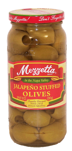 Mezzetta jalapeno stuffed olives 10 ounce