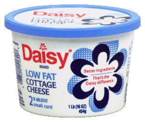 Daisy Cottage Cheese 2% Small Curd Low Fat 16 ounce