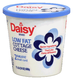 Daisy Cottage Cheese 2% milkfat small curd, low fat 24 ounce