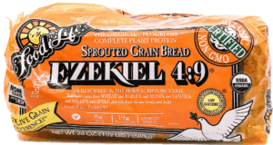 Food For Life Ezekiel 4:9 sprouted 100% whole grain bread 24 ounce