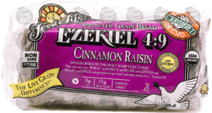 Food For Life Ezekiel 4:9 cinnamon raisin, sprouted 100% whole grain bread 24 ounce