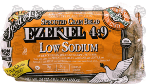Food For Life Ezekiel 4:9 frozen sprouted grain bread, low sodium, certified organic grains 24 ounce