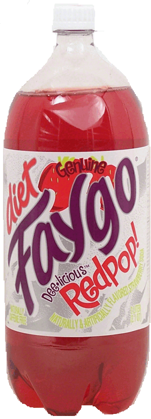 Faygo diet red pop soda 2