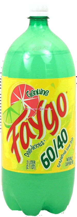 Faygo 60 / 40 grapefruit lime soda 2