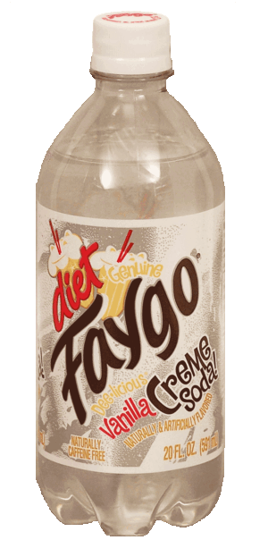 Faygo diet vanilla creme soda pop 20 fluid ounce
