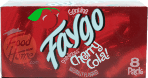 Faygo Dee-licious Cherry Cola! carbonated soda, 12-fl. oz. cans 8 pack