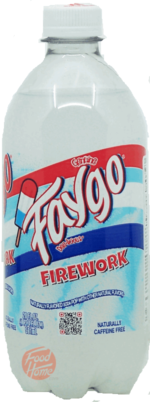 Faygo Firework carbonated flavor soda pop, caffeine free 20 fluid ounce