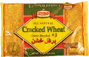 Ziyad All Natural cracked wheat #3, coarse burghul 16 ounce