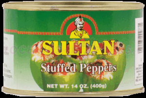 Sultan stuffed green pepper 14 ounce