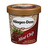 Haagen-Dazs Ice Cream Mint Chip 14 fluid ounce