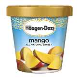 Haagen-Dazs Sorbet Mango Fat Free 1 pint
