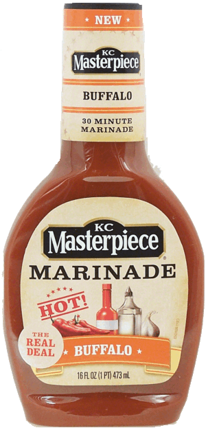 KC Masterpiece hot buffalo marinade 16 fluid ounce