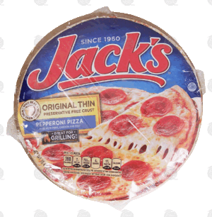 Jack's Original Thin pepperoni pizza 15.4 ounce