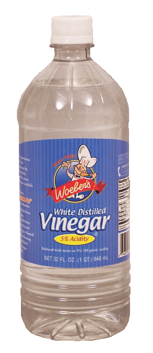 Woeber's white distilled vinegar, 5% acidity 32 fluid ounce