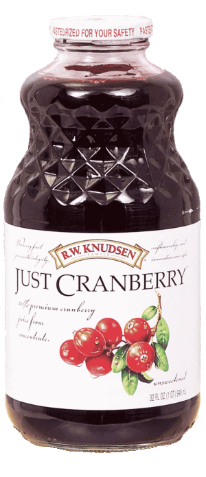 R. W. Knudsen Family Just Cranberry 100% premium cranberry juice concentrate, unsweetened 32 fluid ounce