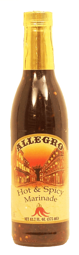 Allegro hot & spicy marinade 12.7 fluid ounce