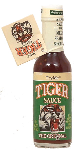 Try Me Tiger Sauce sauce, the original, for meats 5 fluid ounce