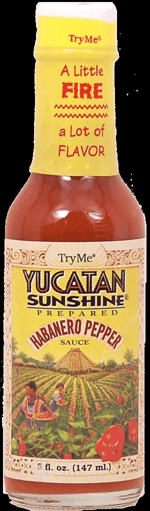Try Me Yucatan Sunshine habanero pepper sauce 5 fluid ounce
