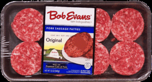 Bob Evans original pork sausage patties, 8-count 12 ounce