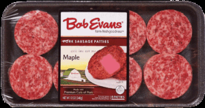 Bob Evans maple pork sausage patties, 8-count 12 ounce
