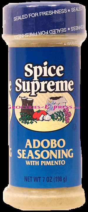 Spice Supreme adobo seasoning with pimento 7 ounce