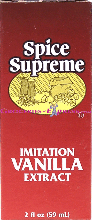 Spice Supreme extract, vanilla imitation 2 fluid ounce