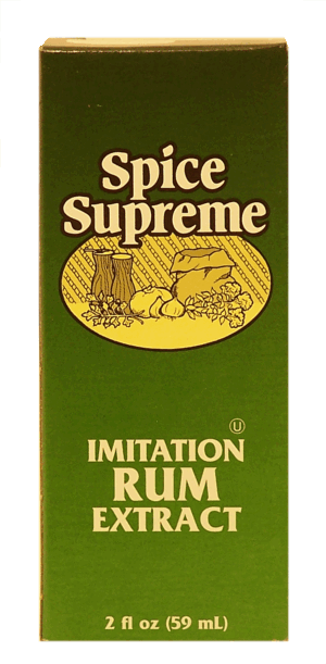 Spice Supreme extract, imitation rum 2 fluid ounce