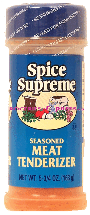 Spice Supreme meat tenderizer, seasoned 5.75 ounce
