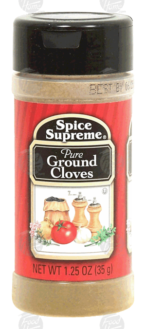 Spice Supreme cloves, pure ground 1.25 ounce