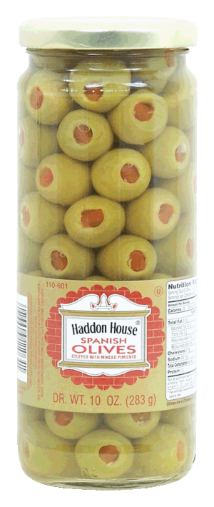 Haddon House spanish olives stuffed with minced pimento 10 ounce