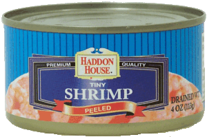 Haddon House shrimp, tiny peeled 4 ounce