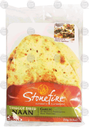 Stonefire garlic flatbread, hand-strecthed 8.8 ounce