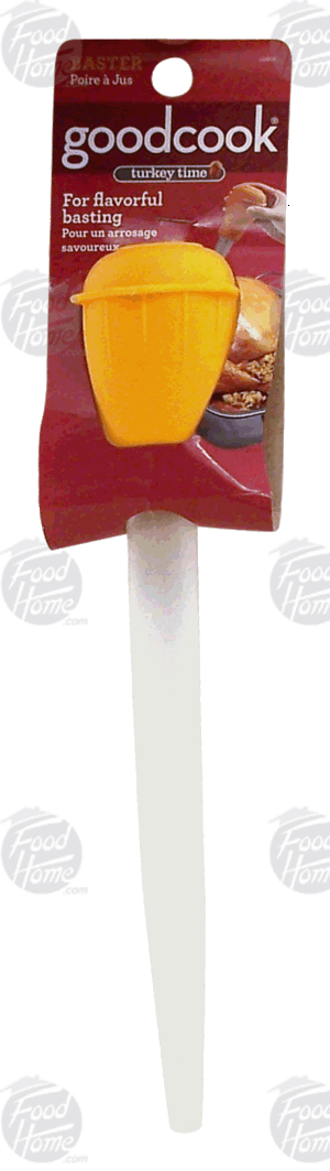 Good Cook turkey time baster, plastic tube, rubber ball, 10-oz measurement 1 count