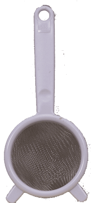 Good Cook small white plastic strainer 1 count