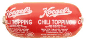 Koegel's chili topping 13 ounce